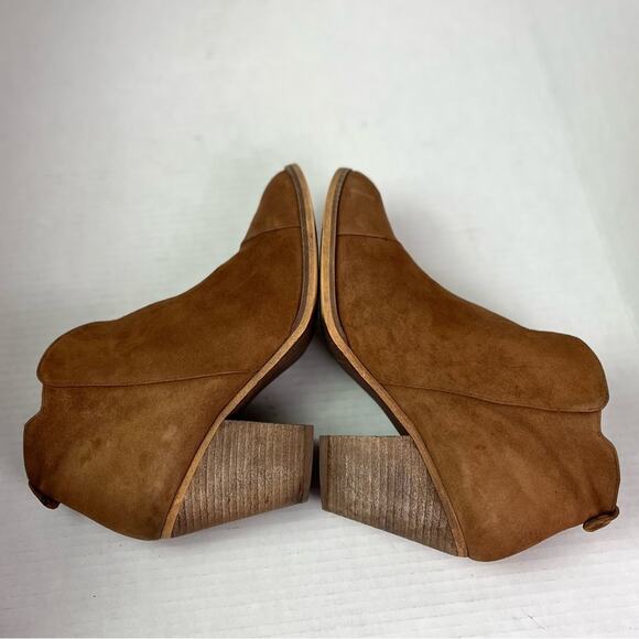 SUSINA Ankle Boots Women's Size 10M Brown Stevie Lea Cap Toe Western Boho - Picture 5 of 15